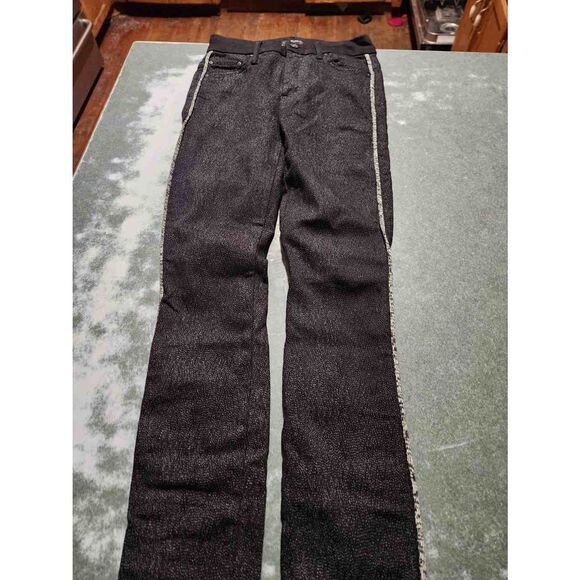 MOTHER High Waisted Looker Diamond In The Rough Jeans sz 24 - Picture 6 of 6